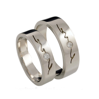 Classic Love [7] Matching Commitment Ring | Platinum